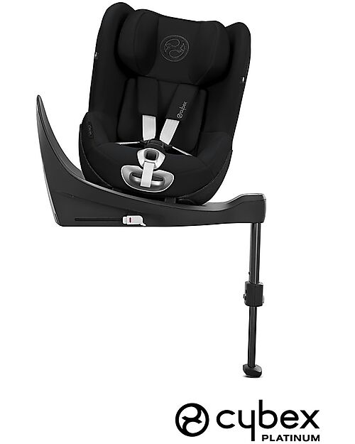 Cybex Seggiolino Auto Sirona Zi i-Size - Deep Black - Base Inclusa - Sicuro con Rotazione a 360° Seggiolini Auto Gruppo 0+/1
