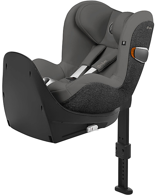 Cybex Seggiolino Auto Sirona Zi i-Size - Soho Grey - Base inclusa - Sicuro con Rotazione a 360° Seggiolini Auto Gruppo 0+/1
