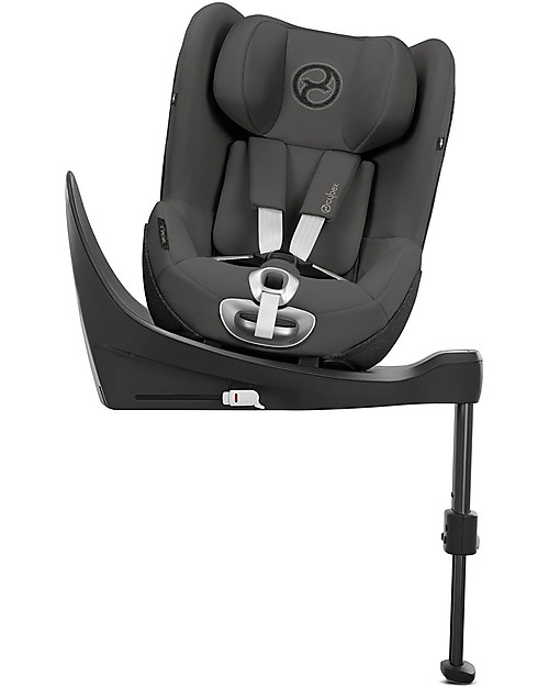 Cybex Seggiolino Auto Sirona Zi i-Size - Soho Grey - Base inclusa - Sicuro con Rotazione a 360° Seggiolini Auto Gruppo 0+/1