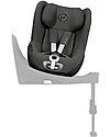 Cybex Seggiolino Auto Sirona Zi i-Size - Soho Grey - Base inclusa - Sicuro con Rotazione a 360° Seggiolini Auto Gruppo 0+/1