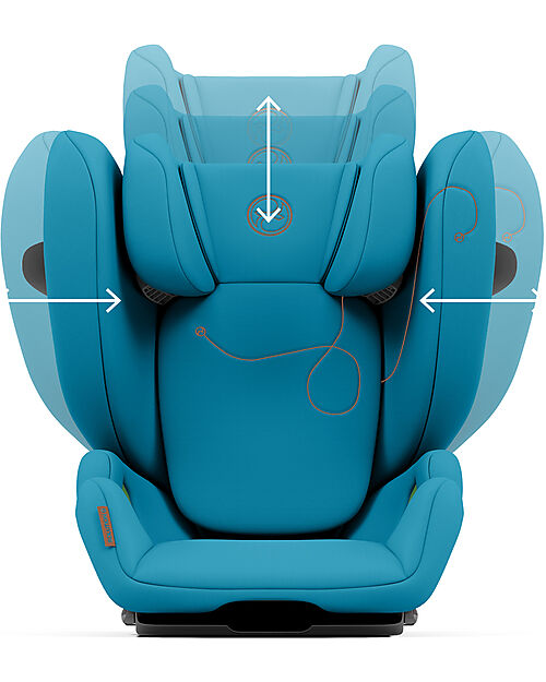 Cybex Seggiolino Auto Solution G i-Fix - Beach Blue/Torquoise - Gruppo 2/3 Seggiolini Auto Gruppo 2/3
