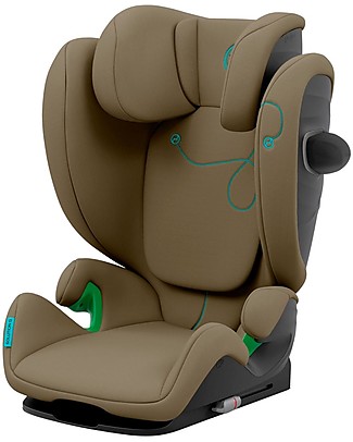 Cybex Seggiolino Auto Solution G I-Fix - Classic Beige - Comfort e Sicurezza dai 3 ai 12 Anni! Seggiolini Auto Gruppo 2/3