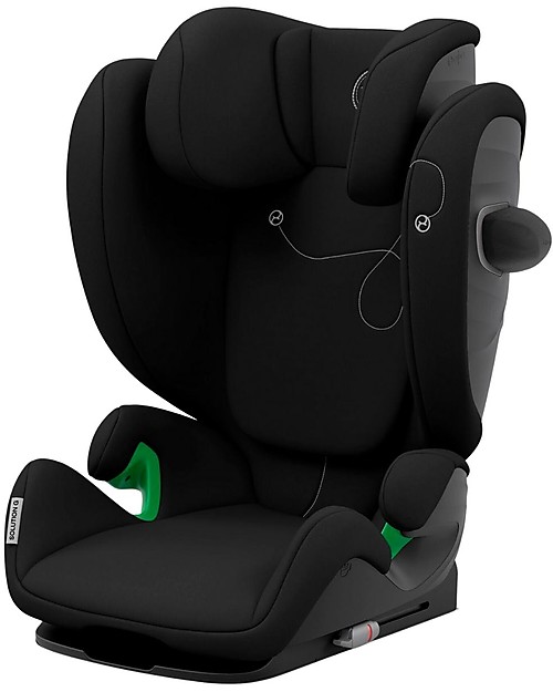 Cybex Seggiolino Auto Solution G I-Fix - Deep Black - Comfort e Sicurezza dai 3 ai 12 Anni! Seggiolini Auto Gruppo 2/3