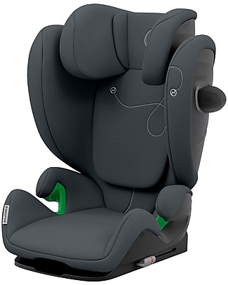 Cybex Seggiolino Auto Solution G I-Fix - Granite Black - Comfort e Sicurezza dai 3 ai 12 Anni! Seggiolini Auto Gruppo 2/3