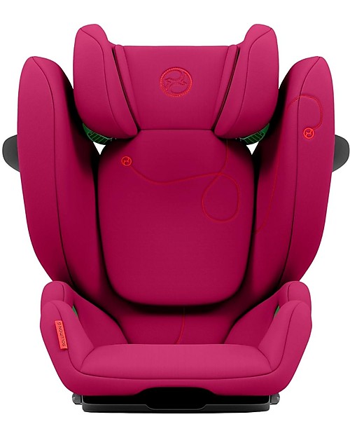 Cybex Seggiolino Auto Solution G I-Fix - Magnolia Pink - Comfort e Sicurezza dai 3 ai 12 Anni! Seggiolini Auto Gruppo 2/3