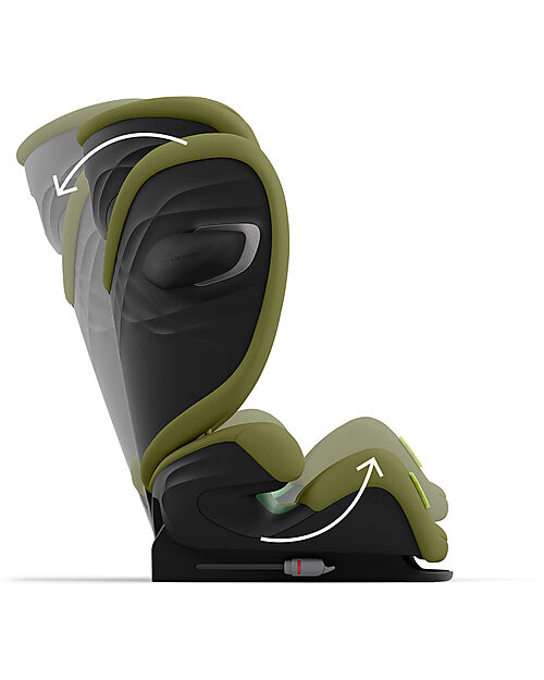 Cybex Seggiolino Auto Solution G i-Fix - Nature Green - Gruppo 2/3 Seggiolini Auto Gruppo 2/3