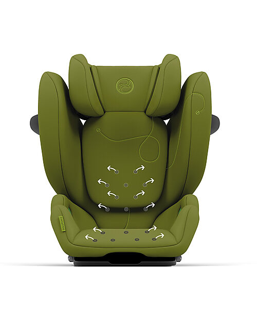 Cybex Seggiolino Auto Solution G i-Fix - Nature Green - Gruppo 2/3 Seggiolini Auto Gruppo 2/3