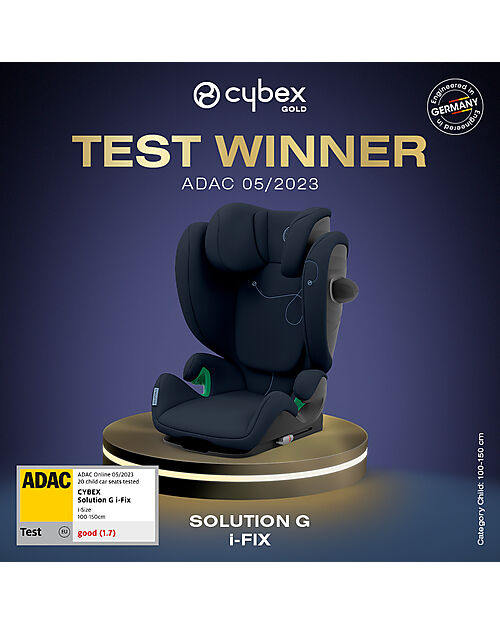 Cybex Seggiolino Auto Solution G i-Fix - Nature Green - Gruppo 2/3 Seggiolini Auto Gruppo 2/3