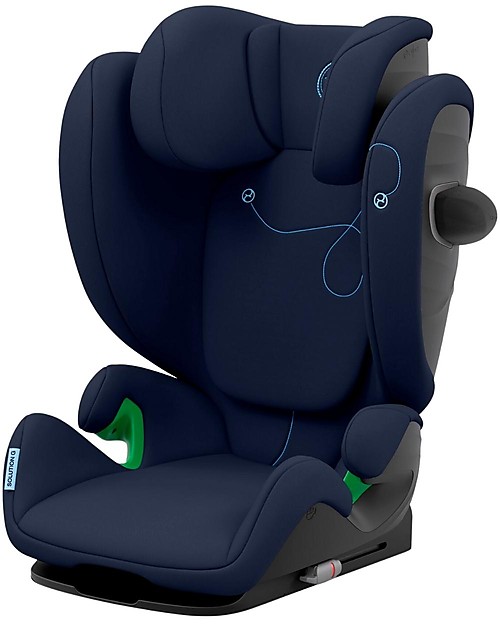 Cybex Seggiolino Auto Solution G I-Fix - Navy Blue - Comfort e Sicurezza dai 3 ai 12 Anni! Seggiolini Auto Gruppo 2/3