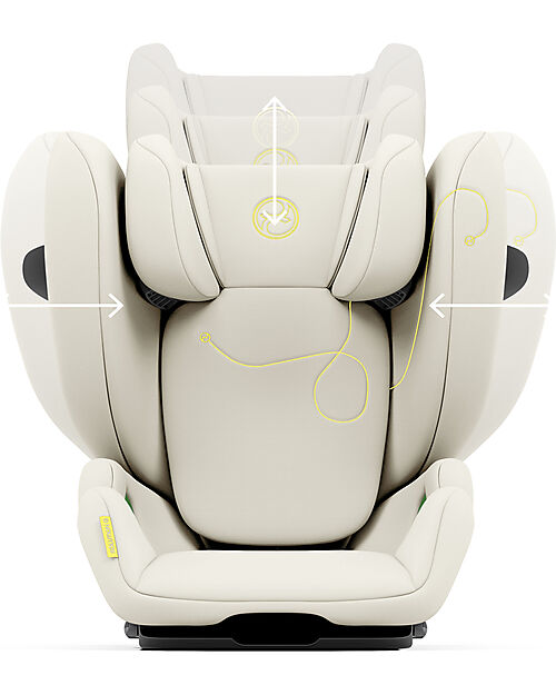 Cybex Seggiolino Auto Solution G i-Fix - Seashell Beige - Gruppo 2/3 Seggiolini Auto Gruppo 2/3