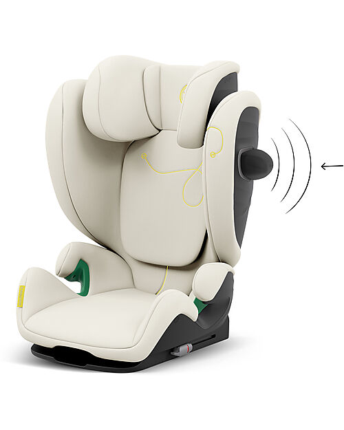 Cybex Seggiolino Auto Solution G i-Fix - Seashell Beige - Gruppo 2/3 Seggiolini Auto Gruppo 2/3