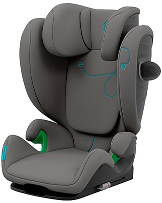 Cybex Seggiolino Auto Solution G I-Fix - Soho Grey - Comfort e Sicurezza dai 3 ai 12 Anni! Accessori Seggiolini Auto