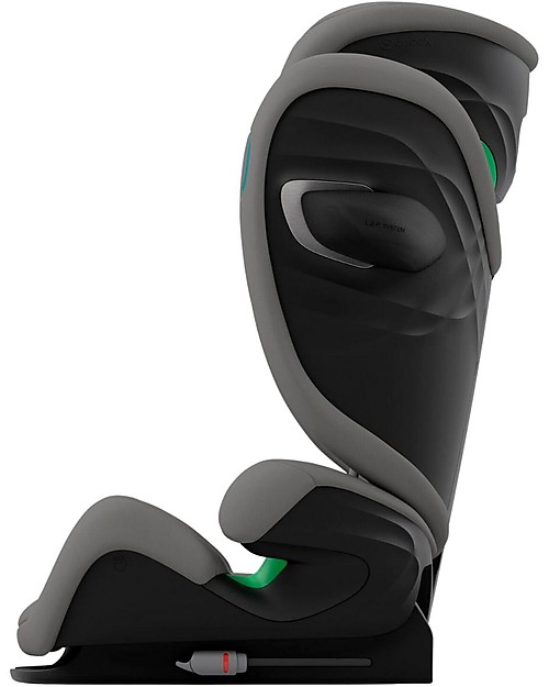 Cybex Seggiolino Auto Solution G I-Fix - Soho Grey - Comfort e Sicurezza dai 3 ai 12 Anni! Seggiolini Auto Gruppo 2/3