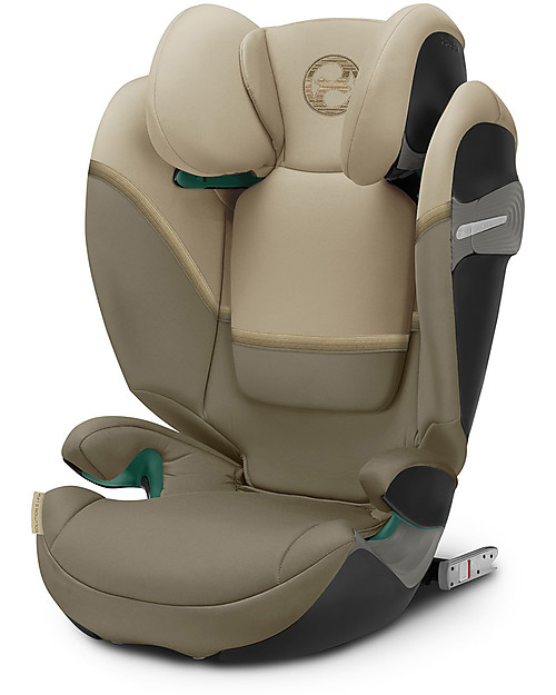 Cybex Seggiolino Auto Solution S i-Fix - Classic Beige - Comfort e Sicurezza da 3 a 12 Anni! Seggiolini Auto Gruppo 2/3