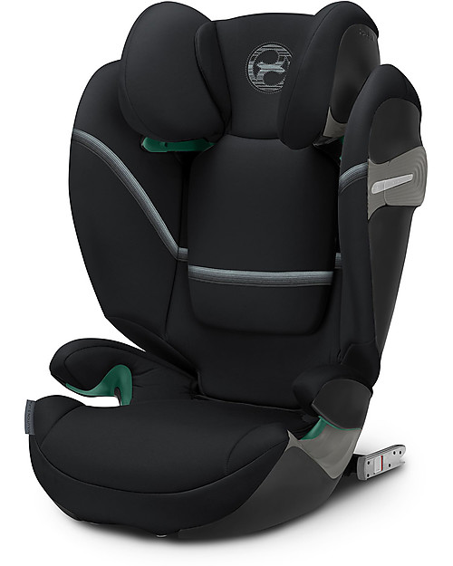 Cybex Seggiolino Auto Solution S i-Fix - Deep Black - Comfort e Sicurezza da 3 a 12 Anni! Seggiolini Auto Gruppo 2/3