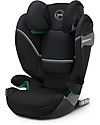 Cybex Seggiolino Auto Solution S i-Fix - Deep Black - Comfort e Sicurezza da 3 a 12 Anni! Seggiolini Auto Gruppo 2/3