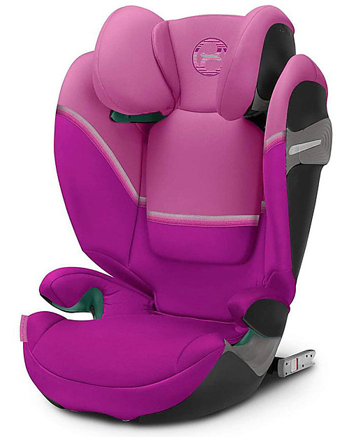 Cybex Seggiolino Auto Solution S i-Fix - Magnolia Pink - Comfort e Sicurezza da 3 a 12 Anni! Seggiolini Auto Gruppo 2/3