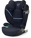 Cybex Seggiolino Auto Solution S i-Fix - Navy Blue - Comfort e Sicurezza da 3 a 12 Anni! Seggiolini Auto Gruppo 2/3