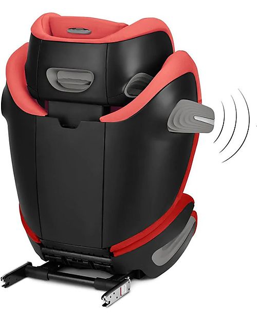 Cybex Seggiolino Auto Solution S2 i-Fix - Hibiscus Red/Red - Gruppo 2/3 Seggiolini Auto Gruppo 2/3