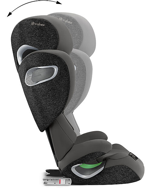Cybex Seggiolino Auto Solution T i-Fix - Mirage Grey/Dark Grey - Gruppo 2/3 Seggiolini Auto Gruppo 2/3