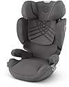 Cybex Seggiolino Auto Solution T i-Fix Plus - Mirage Grey/Dark Grey - Gruppo 2/3 Seggiolini Auto Gruppo 2/3