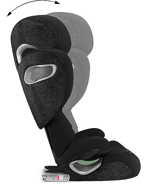Cybex Seggiolino Auto Solution T i-Fix - Sepia Black/Black - Gruppo 2/3 Seggiolini Auto Gruppo 2/3