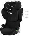 Cybex Seggiolino Auto Solution T i-Fix - Sepia Black/Black - Gruppo 2/3 Seggiolini Auto Gruppo 2/3