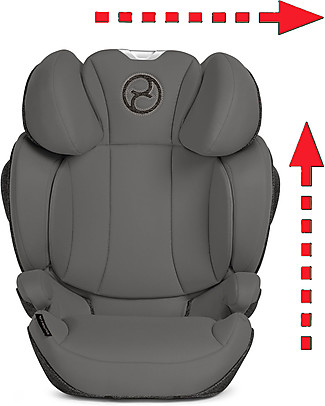 Cybex Seggiolino Auto Solution Z i-Fix - Soho Grey - Sicurezza da 3 a 12 Anni! Seggiolini Auto Bimbi Grandi