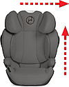 Cybex Seggiolino Auto Solution Z i-Fix - Soho Grey - Sicurezza da 3 a 12 Anni! Seggiolini Auto Gruppo 2/3