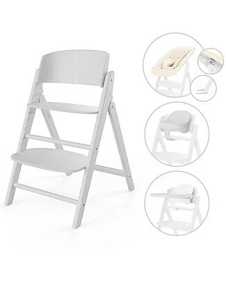 Cybex Seggiolone Click&Fold - All White - 4in1 Seggioloni Pappa