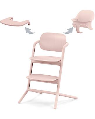 Cybex Seggiolone Evolutivo Lemo 3in1 - Pearl Pink/Light Pink Seggioloni Pappa