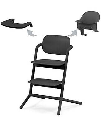 Cybex Seggiolone Evolutivo Lemo 3in1 - Stunning Black/Black Seggioloni Pappa