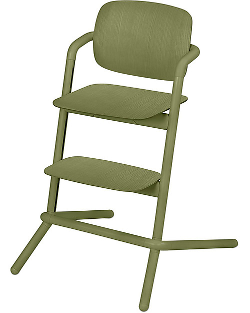 Cybex Seggiolone Lemo - Wood/Outback Green - Versatile da 0 a 99 Anni! Seggioloni Pappa