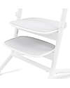 Cybex Set Torre di Apprendimento per Sedia Evolutiva LEMO - All White - Include Tappetini Antiscivolo Seggioloni Pappa