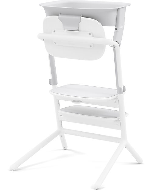 Cybex Set Torre di Apprendimento per Sedia Evolutiva LEMO - All White - Include Tappetini Antiscivolo Seggioloni Pappa