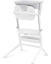 Cybex Set Torre di Apprendimento per Sedia Evolutiva LEMO - All White - Include Tappetini Antiscivolo Seggioloni Pappa