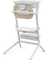 Cybex Set Torre di Apprendimento per Sedia Evolutiva LEMO - All White - Include Tappetini Antiscivolo Seggioloni Pappa