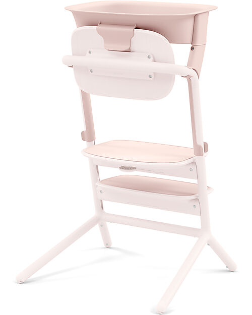 Cybex Set Torre di Apprendimento per Sedia Evolutiva LEMO - Pearl Pink - Include Tappetini Antiscivolo Seggioloni Pappa