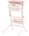 Cybex Set Torre di Apprendimento per Sedia Evolutiva LEMO - Pearl Pink - Include Tappetini Antiscivolo Seggioloni Pappa