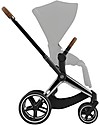 Cybex Telaio Elettrico e-Priam - Chrome Black - con App per Dondolio! Passeggini Classici