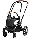 Cybex Telaio Elettrico e-Priam - Chrome Black - con App per Dondolio! Passeggini Classici
