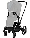 Cybex Telaio Elettrico e-Priam - Chrome Brown - con App per Dondolio! Passeggini Classici