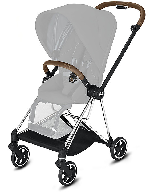 Cybex Telaio Passeggino Mios - Chrome Brown - Personalizzabile per la Città Passeggini Classici