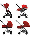 Cybex Telaio Passeggino Mios3 Platinum - Matt Black - per la Città Passeggini Classici