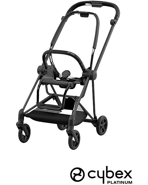 Cybex Telaio Passeggino Mios3 Platinum - Matt Black - per la Città Passeggini Classici
