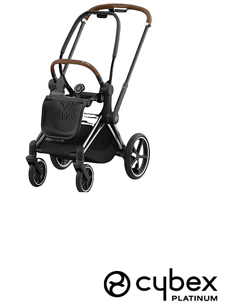 Cybex Telaio Passeggino Priam4 Platinum - Chrome Brown Passeggini Classici