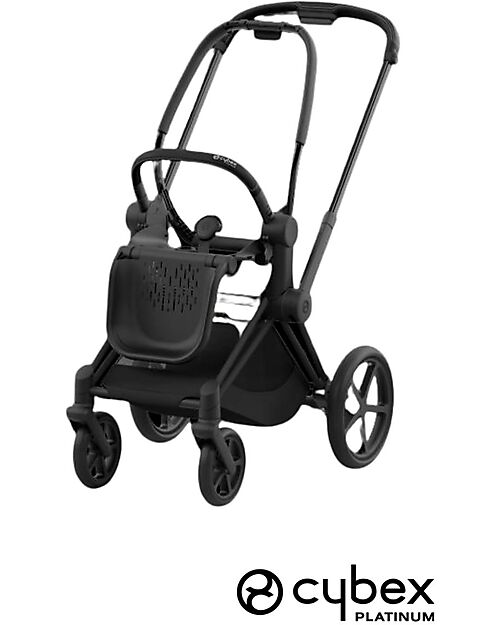 Cybex Telaio Passeggino Priam4 Platinum - Matt Black Passeggini Classici