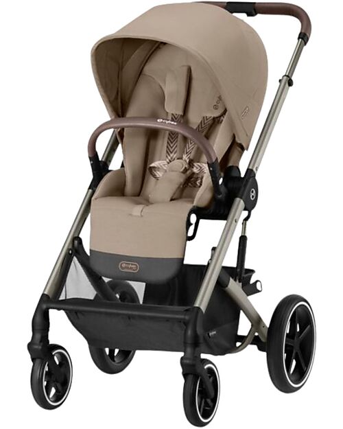 Cybex Trio Balios - Almond Beige - Include Passeggino Navicella e Ovetto Passeggini Trio e Duo