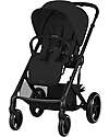 Cybex Trio Balios - Moon Black - Include Passeggino Navicella e Ovetto Passeggini Trio e Duo