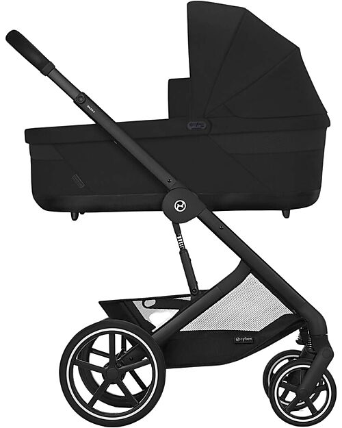 Cybex Trio Balios - Moon Black - Include Passeggino Navicella e Ovetto Passeggini Trio e Duo